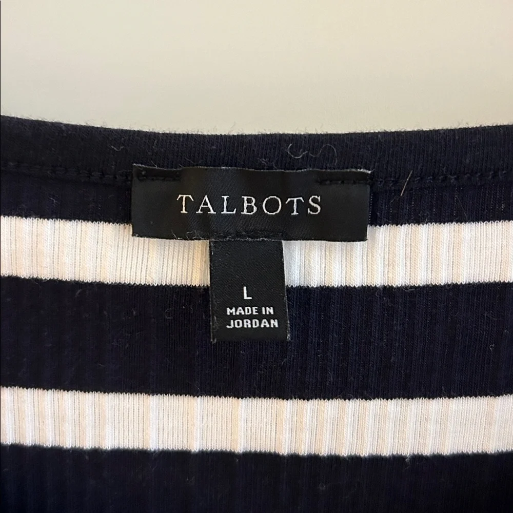 Talbots Variegated Ribbed Cardigan - Picture 6 of 7